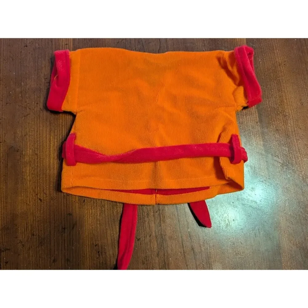 Teddy Ruxpin Doll Outfit Clothes Orange Robe WOW Vintage 1985